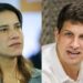 A governadora e candidata Raquel Lyra (PSD) e o candidato João Campos (PSB)