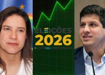 A governadora Raquel Lyra (PSD) e o candidato João Campos (PSB)