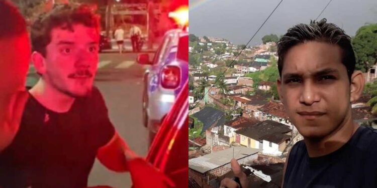 Gabriel Graciliano Guerra de 19 anos atropelou o jovem Alex Nunes Viana