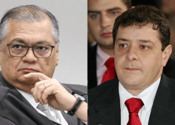 O ministro do STF, Flávio Dino e Lulinha, filho do presidente Lula