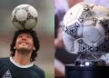 Bola usada por Diego Maradona foi vendida por 2,5 milhões de libras