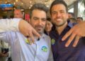 Leonardo Avalanche e Pablo Marçal, ambos do PRTB (Da esq. p/ dir.)