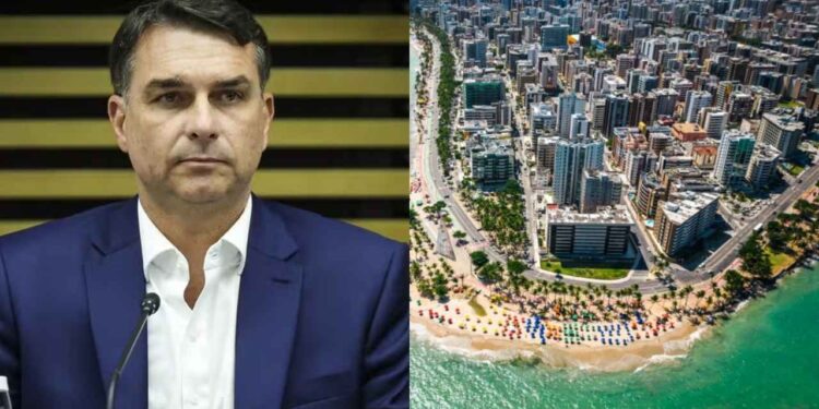 Primeira viagem de Flávio Bolsonaro (PL) ao Nordeste preocupa a campanha