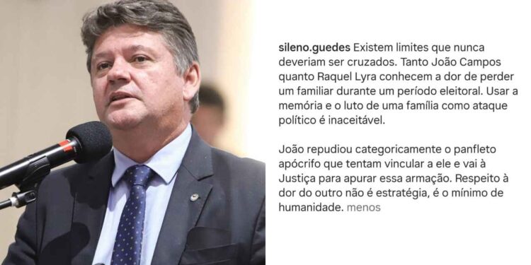 Sileno Guedes, presidente da sigla, se pronunciou nas redes sociais