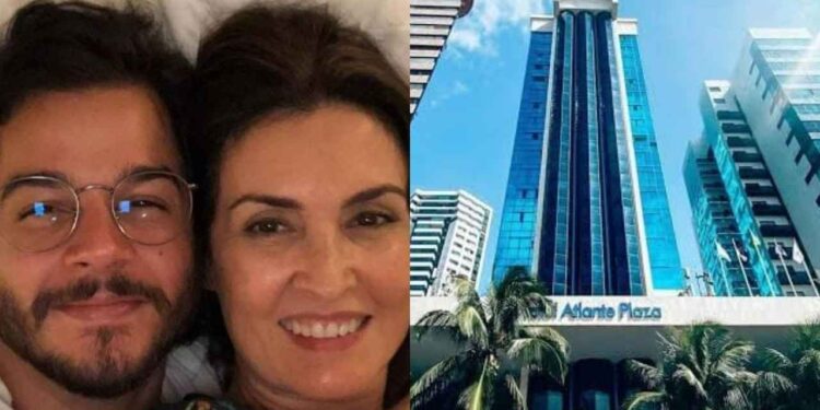 Túlio Gadelha (PSD) e Fátima Bernardes foram celebrar a vida e o amor