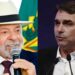 Lula  (PT) e Flávio Bolsonaro (PL) (Da esq. p/ dir.)