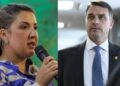 Daniella Marques e Flávio Bolsonaro