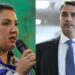 Daniella Marques e Flávio Bolsonaro