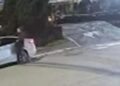 O registro em vídeo apresenta uma sequência diferente da relatada pelo motorista e levanta dúvidas sobre a dinâmica do episódio