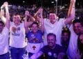 Palanque do ato político de Raquel Lyra em Petrolina, que aconteceu no último domingo (16)