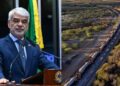 Senador se reuniu com o relator do processo no TCU para discutir as exigências que travaram o trecho pernambucano da ferrovia