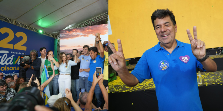 Candidato ao senado Mendonça Filho na inauguração do seu comitê central