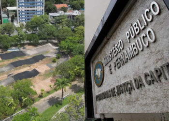 Antiga pista de bicicross do Parque da Jaqueira, na Zona Norte do Recife