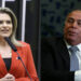 A ex-deputada Marília Arraes (PDT) e o ex-senador Fernando Bezerra Coelho (MDB) (esq. p/ dir.)