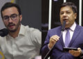 O deputado Lula da Fonte e o deputado Mendonça Filho (esq. p/ dir.)