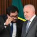 O cientista político Marco Aurélio Santana Ribeiro, e o presidente Luiz Inácio Lula da Silva
