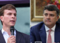 O ex-prefeito de Petrolina, Miguel Coelho (UB) e Eduardo da Fonte (PP) (esq. p/ dir.)