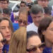 A governadora Raquel Lyra (PSD) chega ao local com o deputado federal Eduardo da Fonte (PP)