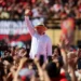 O presidente Lula (PT) inicia campanha à reeleição em São Bernardo do Campo (SP)