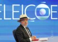 O presidente Lula (PT) na sabatina do Jornal Nacional, da TV Globo