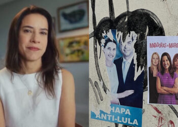 A governadora Raquel Lyra (PSD) foi alvo de panfletos com acusações graves e apócrifas