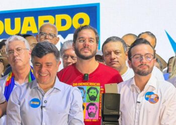 Túlio Gadelha (PSD), representou a governadora Raquel Lyra (PSD) na convenção estadual do PP