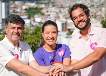 Eduardo da Fonte, Raquel Lyra e Túlio Gadêlha