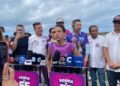 A governadora Raquel Lyra (PSD) durante coletiva após a convenção do partido