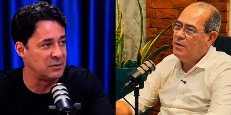 O ex-prefeito o Anderson Ferreira (PL) e o prefeito de Jaboatão dos Guararapes, Mano Medeiros (PSD)