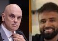 O ministro Alexandre de Moraes e o ex-secretário de Estado Raimundo Cutrim