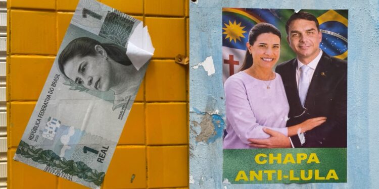 A intenção é ironizar os R$ 1 declarados pela governadora no Bradesco