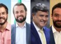 Túlio Gadêlha, André Teixeira, Eduardo da Fonte e Carlos Andrade (Da esq, p/ dir.)