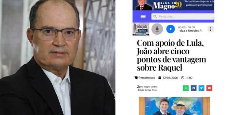 O blogueiro, Magno Martins