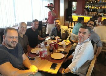 Roberto Fernandes, Ricardo Correia, Gabriel Bezerra, Laércio guerra, Victor Pessoa de Melo E Constantino Júnior (Da esq. p/ dir.)