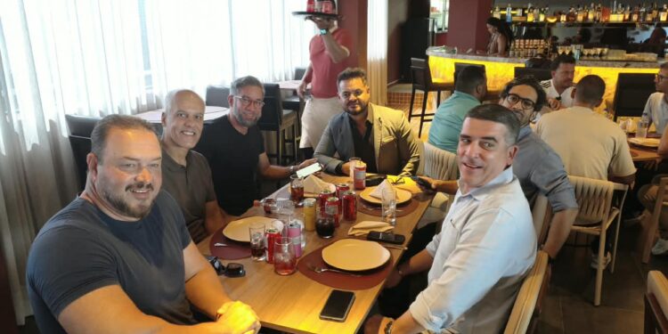 Roberto Fernandes, Ricardo Correia, Gabriel Bezerra, Laércio guerra, Victor Pessoa de Melo E Constantino Júnior (Da esq. p/ dir.)