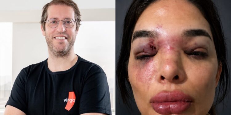 A dentista Giullia Kos e o empresário Ivo Kos