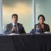 Equipe jurídica de João Campos na conferência realizada no Novotel, hoje
