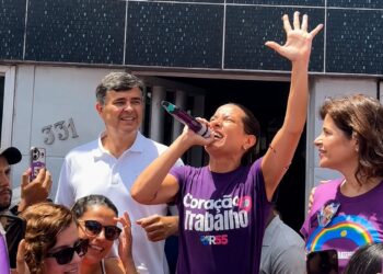 A governadora Raquel Lyra (PSD), candidata à reeleição ao Governo do Estado