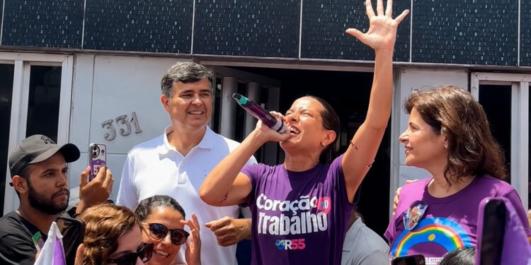 A governadora Raquel Lyra (PSD), candidata à reeleição ao Governo do Estado