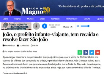 Postagem do Blog do Magno