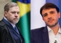 O ministro do STF, Dias Toffoli e o candidato a presidência Renan Santos (Missão)
