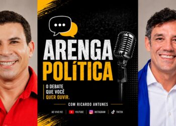 O deputado federal Carlos Veras (PT) e o ex-secretário de Meio Ambiente Daniel Coelho (PSD)