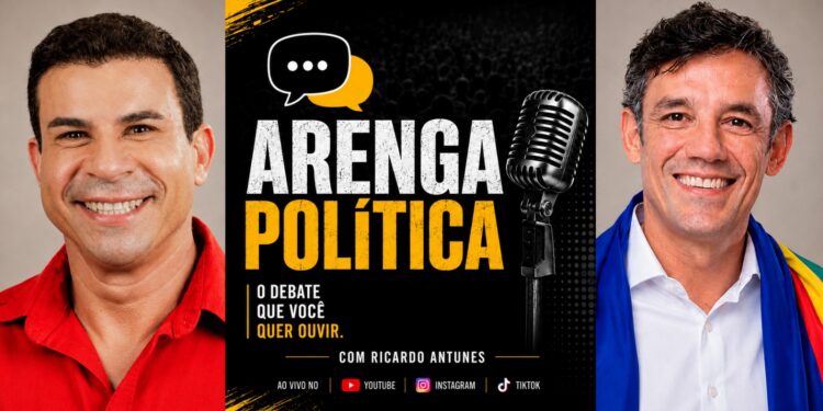 O deputado federal Carlos Veras (PT) e o ex-secretário de Meio Ambiente Daniel Coelho (PSD)