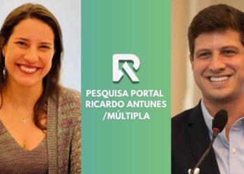 Esta é a primeira pesquisa da parceria da Múltipla com o Portal Ricardo Antunes que traz Raquel à frente de João Campos