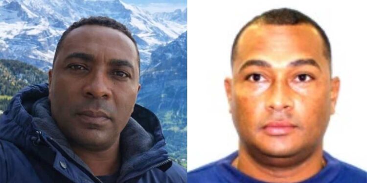 Os dois suspeitos Edvandro Adelino da Silva e Francinaldo de Vasconcelos