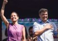 A governadora Raquel Lyra (PSD) e o candidato ao Senado Eduardo da Fonte (PP)