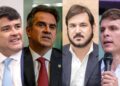 Eduardo da Fonte, Ciro Nogueira, Antônio Rueda e Miguel Coelho (da esq. p/ dir.)