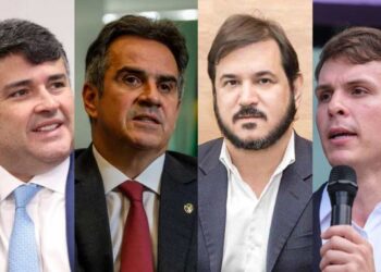 Eduardo da Fonte, Ciro Nogueira, Antônio Rueda e Miguel Coelho (da esq. p/ dir.)