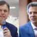 Tarcísio aparece à frente de Haddad no primeiro e no segundo turno