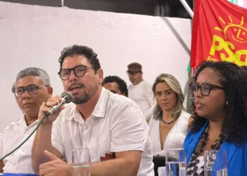 O candidato ao Governo do Estado, Ivan Moraes (PSOL)